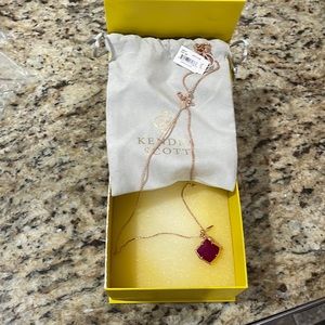 Kendra Scott Arlet Necklace - Red